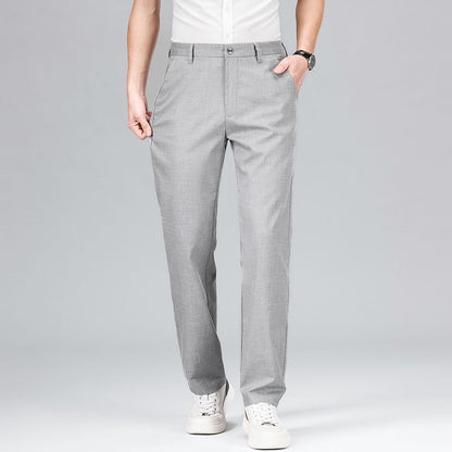 Pantalon Homme – Coupe Droite Classique – Tissu Respirant – Style Décontracté Chic