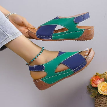 Sandales femme – Bout ouvert – Bride croisée – Confort léger respirant