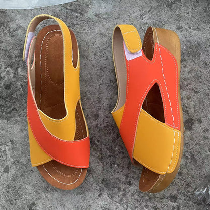 Sandales femme – Bout ouvert – Bride croisée – Confort léger respirant