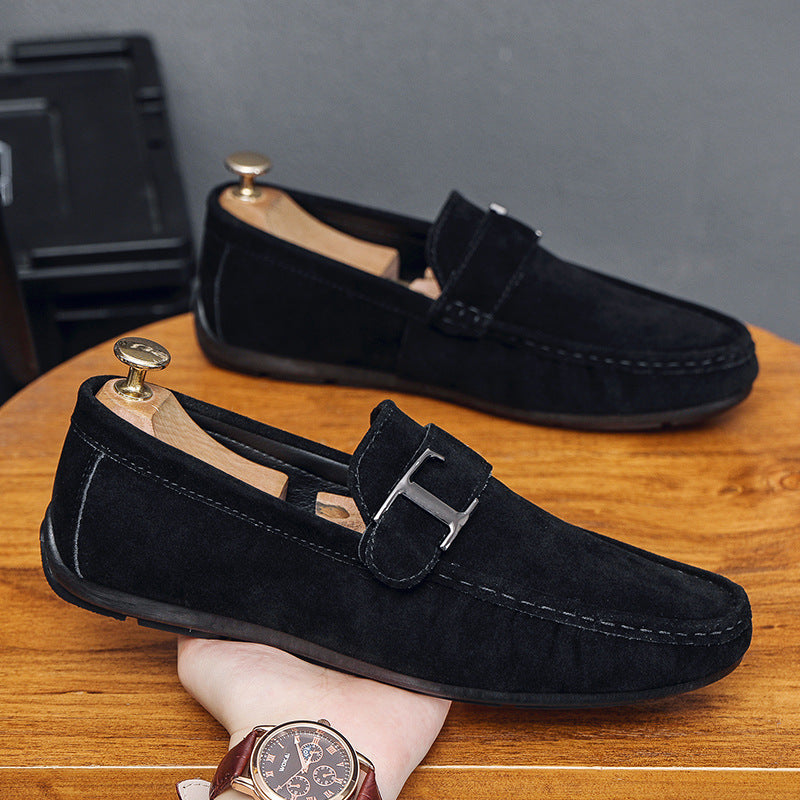 Men's moccasins – Casual shoes – Round toe – Soft breathable sole