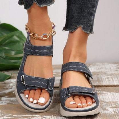 Sandales orthopédiques femme – Bout ouvert – Semelle confort – Brides réglables