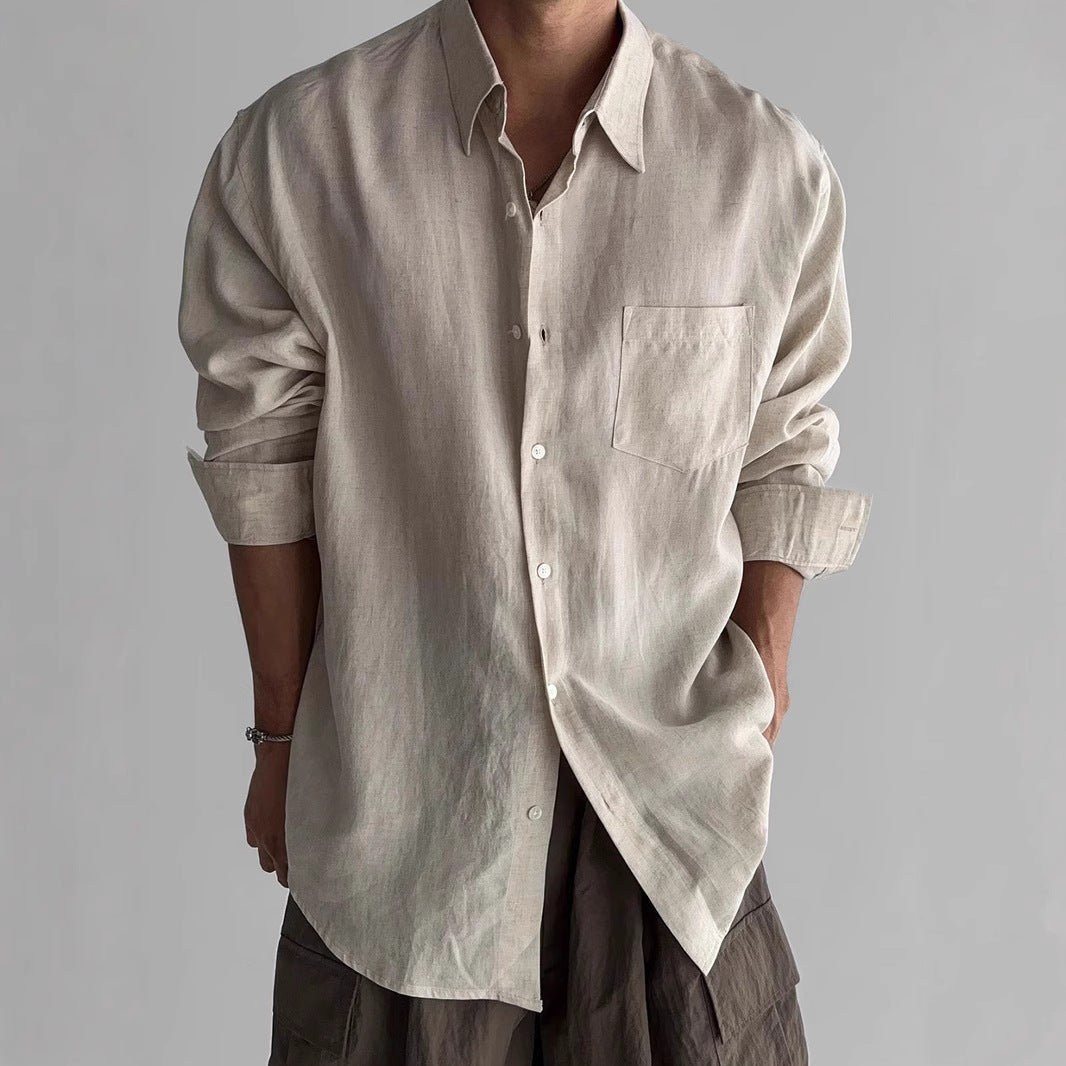 Men's long-sleeve shirt – Relaxed fit – Breathable fabric – Casual style