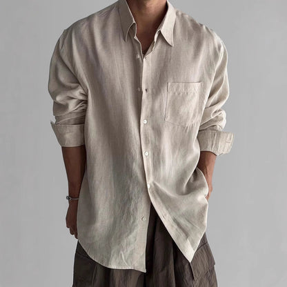 Men's long-sleeve shirt – Relaxed fit – Breathable fabric – Casual style