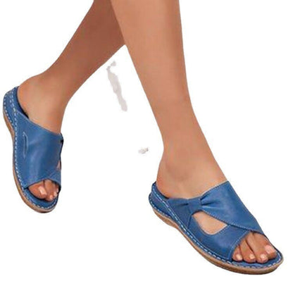 Sandales compensées femme – Bout ouvert – Dessus ajouré – Semelle confort – Enfilage facile
