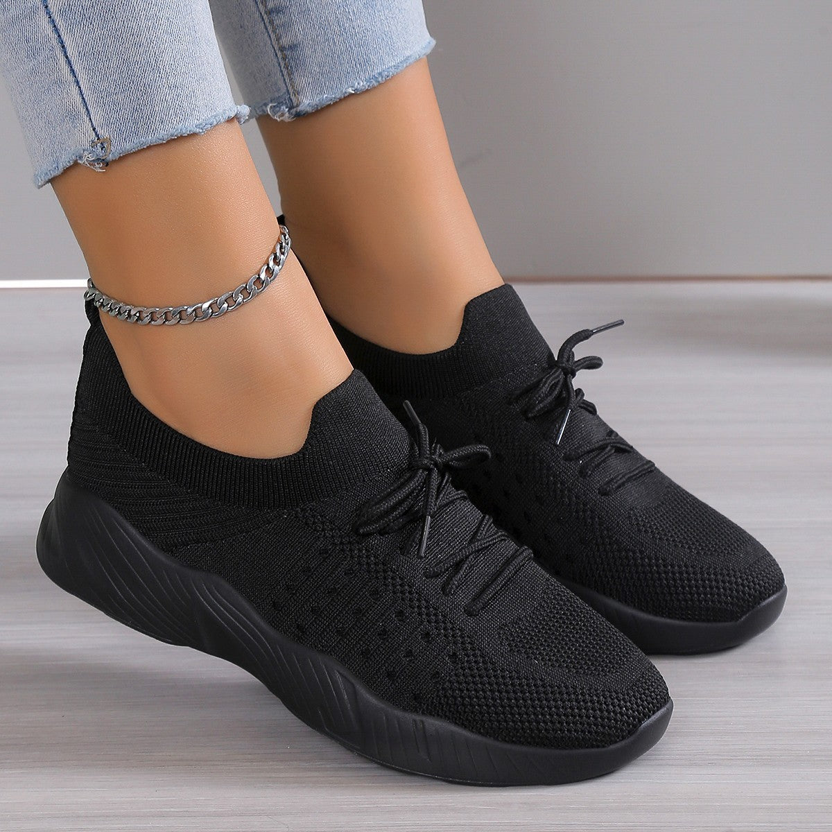 Chaussures de sport femme – Semelle souple – Maintien orthopédique