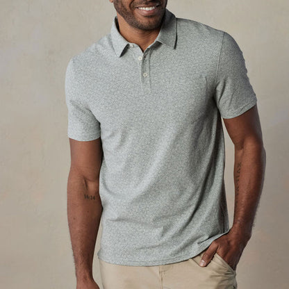 Polo homme – Coupe classique – Tissu respirant – Manches courtes – Poche poitrine