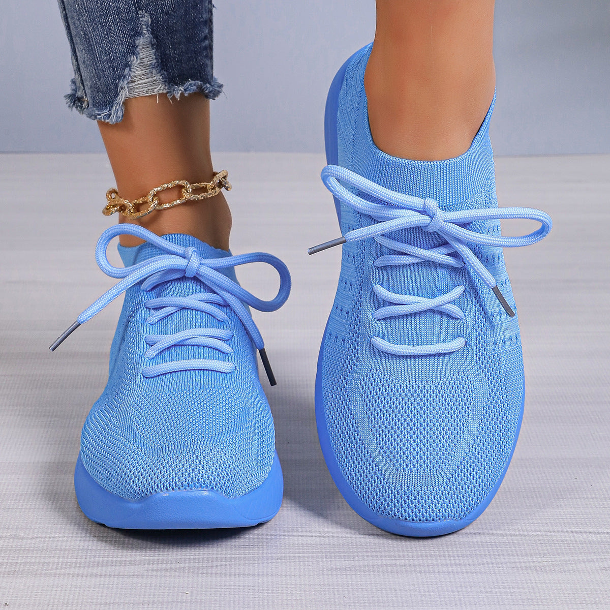 Chaussures de sport femme – Semelle souple – Maintien orthopédique