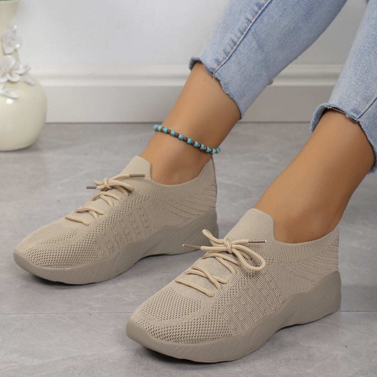 Chaussures de sport femme – Semelle souple – Maintien orthopédique