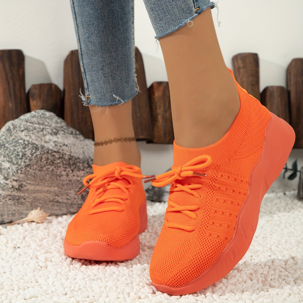 Chaussures de sport femme – Semelle souple – Maintien orthopédique