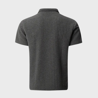 Polo homme – Coupe slim – Maille douce – Finition contrastée