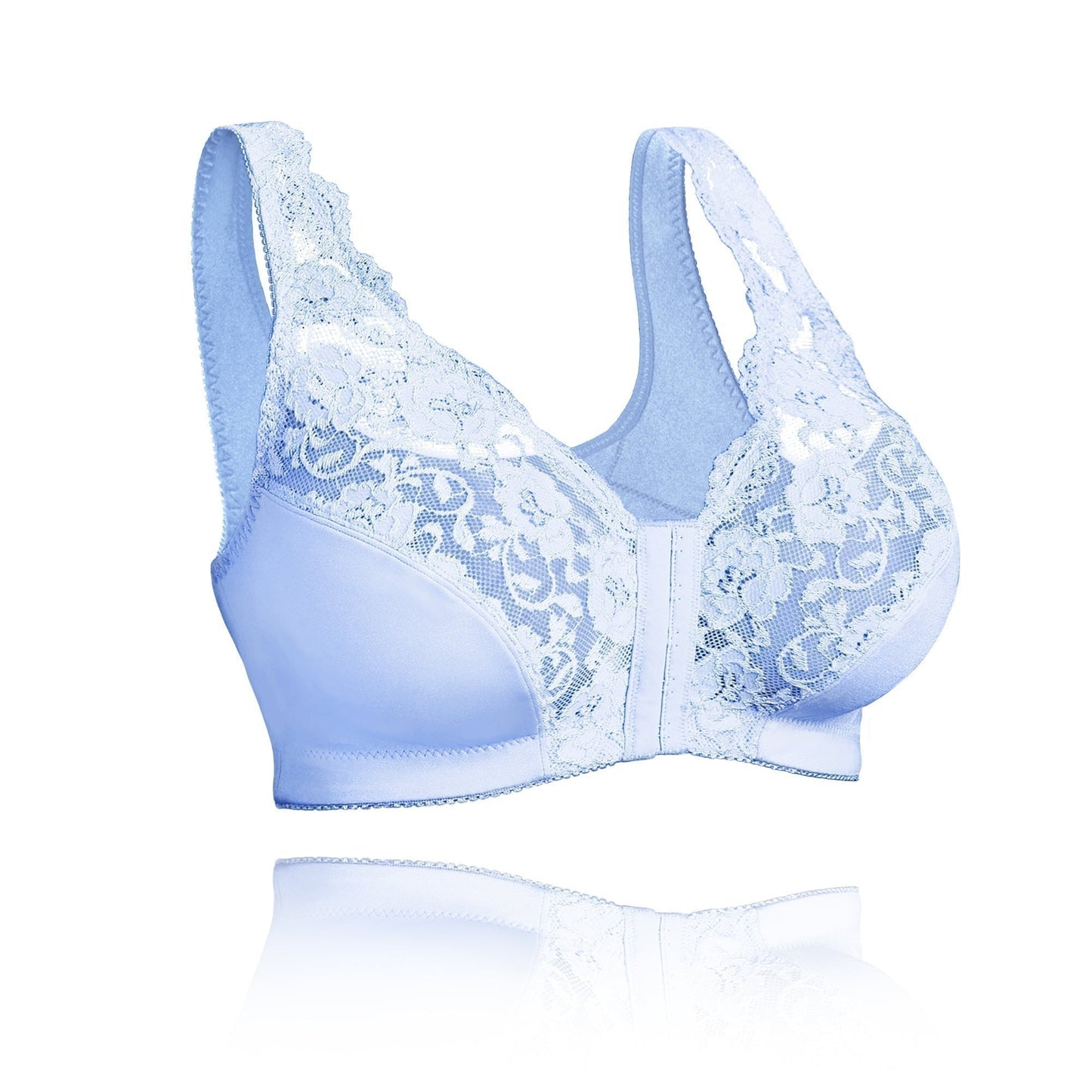 Soutien-gorge femme sans armatures – Maintien doux – Fermeture frontale – Confort respirant