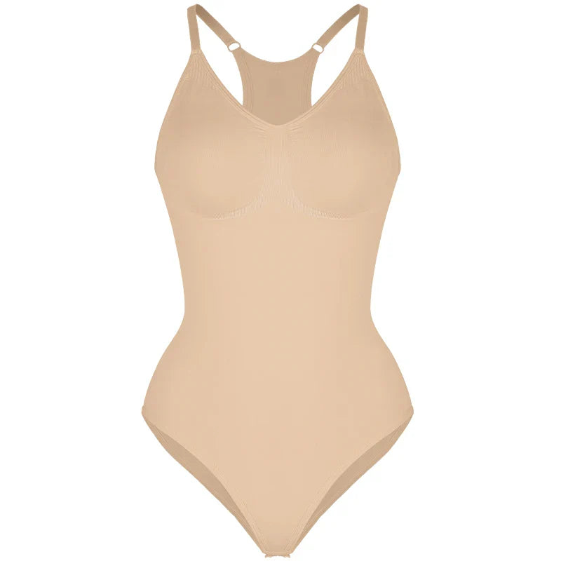 Body femme – Coupe sculptante – Finition invisible – Bretelles réglables – Dos nageur
