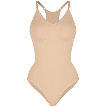 Body femme – Coupe sculptante – Finition invisible – Bretelles réglables – Dos nageur