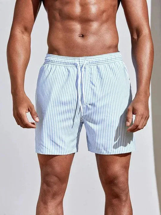 Short de Bain Homme – Coupe Décontractée – Séchage Rapide – Taille Élastique Ajustable