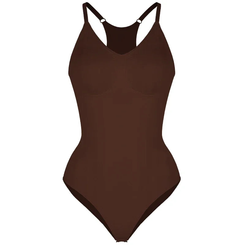 Body femme – Coupe sculptante – Finition invisible – Bretelles réglables – Dos nageur