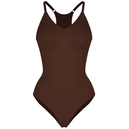 Body femme – Coupe sculptante – Finition invisible – Bretelles réglables – Dos nageur
