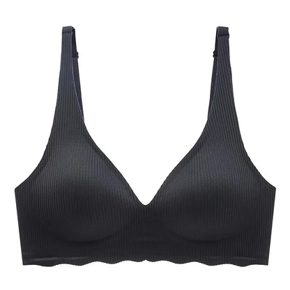 Soutien-gorge femme – Sans couture – Soutien léger – Tissu respirant – Décolleté V