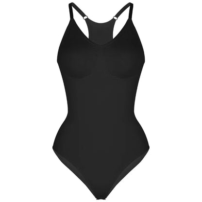 Body femme – Coupe sculptante – Finition invisible – Bretelles réglables – Dos nageur