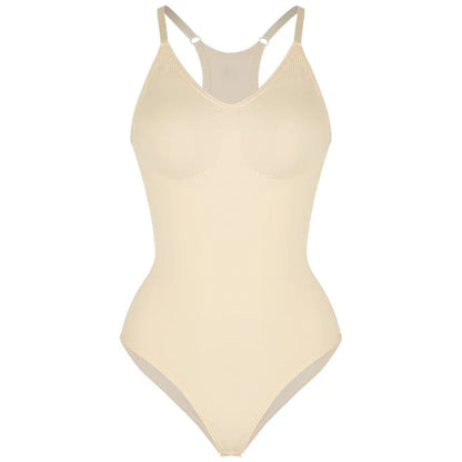 Body femme – Coupe sculptante – Finition invisible – Bretelles réglables – Dos nageur