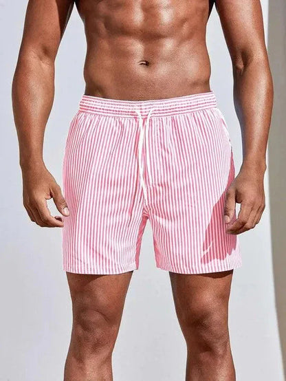 Short de Bain Homme – Coupe Décontractée – Séchage Rapide – Taille Élastique Ajustable