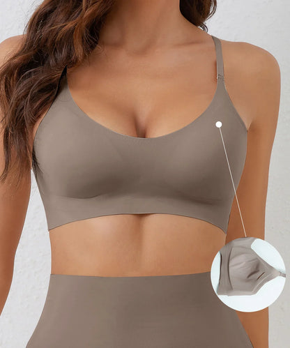 Soutien-gorge femme – Sans armatures – Invisible – Maintien confortable quotidien