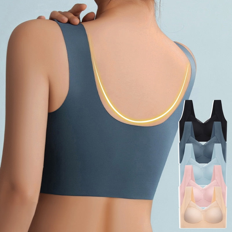 Soutien-gorge push-up femme – Sans couture – Maintien total – Confort respirant