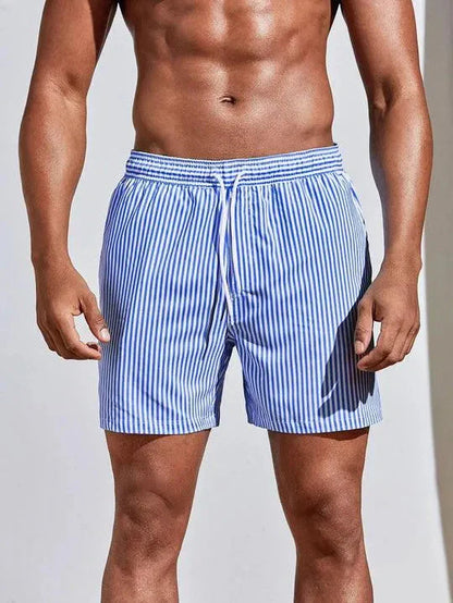Short de Bain Homme – Coupe Décontractée – Séchage Rapide – Taille Élastique Ajustable