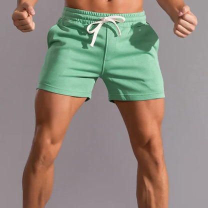 Short relax pour homme – Fibres naturelles – Taille ajustable – Coupe décontractée