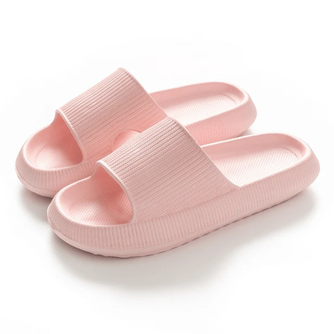 Chaussons femme – Semelle coussinée – Ouverture avant – Enfilage facile – Tige texturée