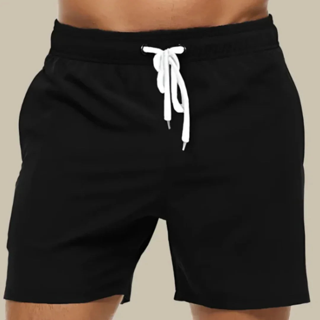 Short de bain homme – Coupe régulière – Tissu léger respirant – Séchage rapide
