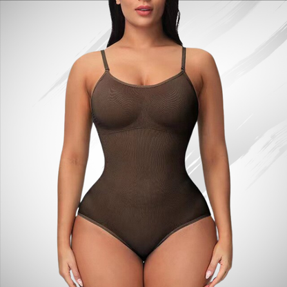 Body gainant femme – Coupe moulante sans couture – Bretelles réglables – Tenue respirante