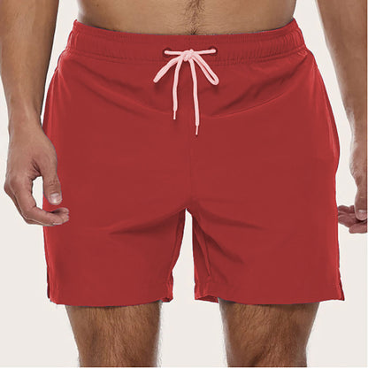 Maillots de bain pour hommes – Séchage rapide – Coupe régulière – Longueur mi-cuisse – Poches