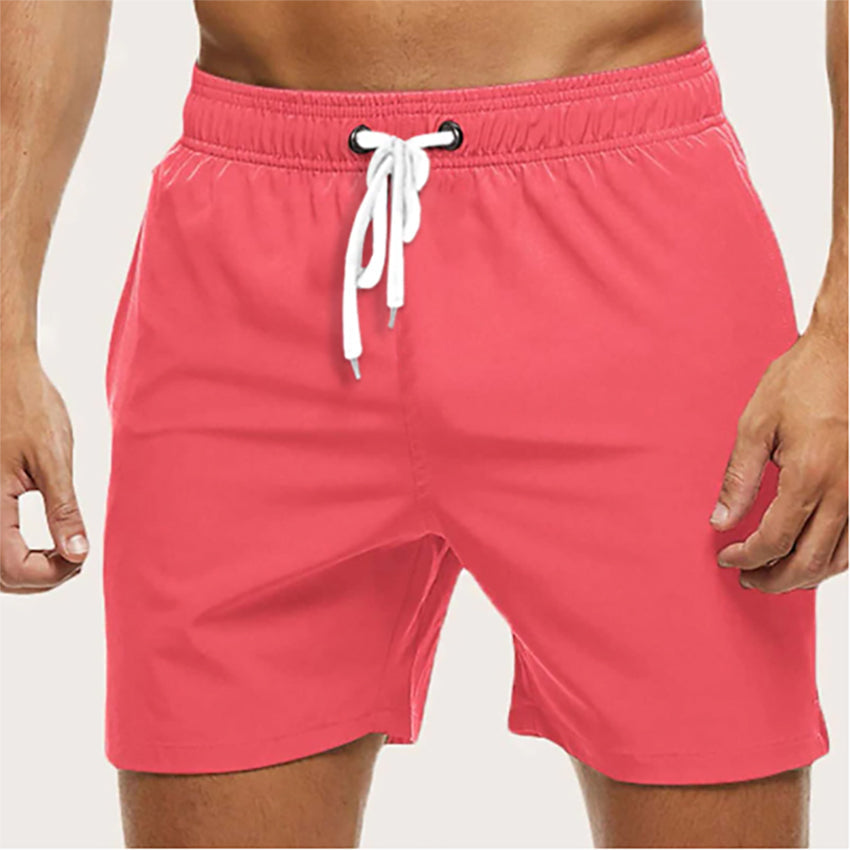 Maillots de bain pour hommes – Séchage rapide – Coupe régulière – Longueur mi-cuisse – Poches
