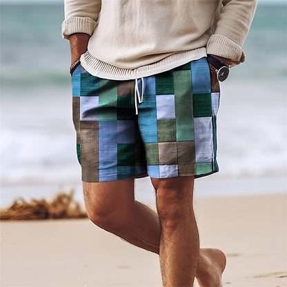 Short de bain homme – Séchage rapide – Coupe régulière – Taille ajustable – Mi-cuisse
