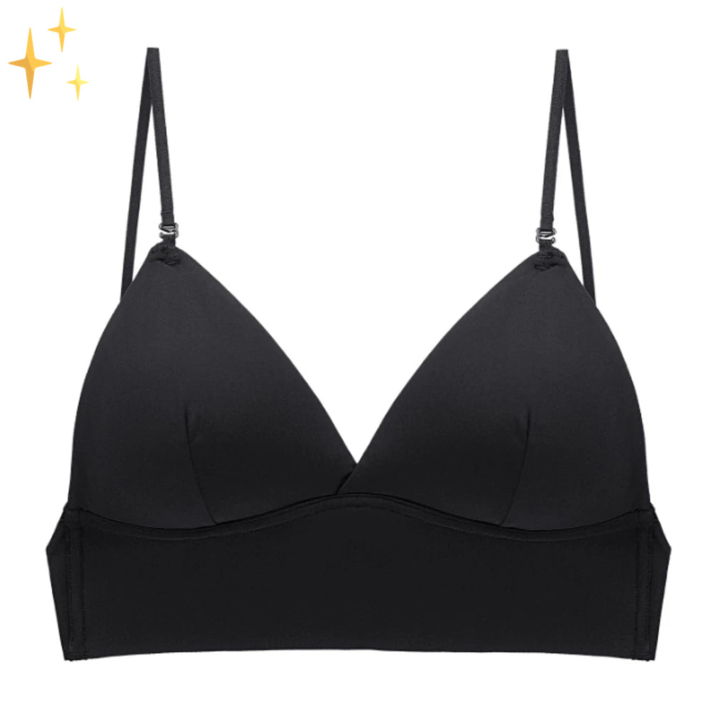 Soutien-gorge femme – Dos plongeant – Bretelles réglables – Bonnets sans couture