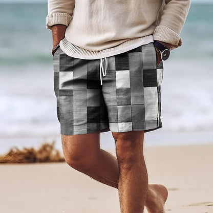 Short de bain homme – Séchage rapide – Coupe régulière – Taille ajustable – Mi-cuisse