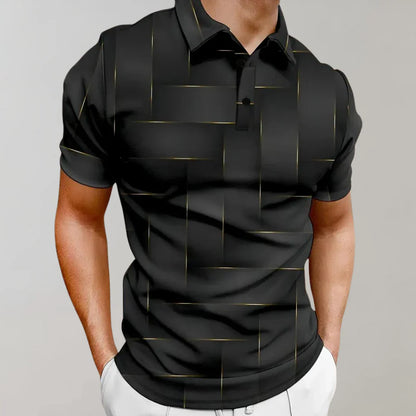 Polo homme – Coupe slim – Maille douce respirante – Manches courtes – Col classique