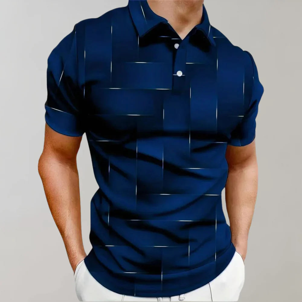 Polo homme – Coupe slim – Maille douce respirante – Manches courtes – Col classique