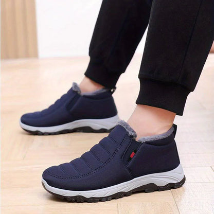 Chaussures homme slip-on – Tissu respirant – Design matelassé – Semelle confort