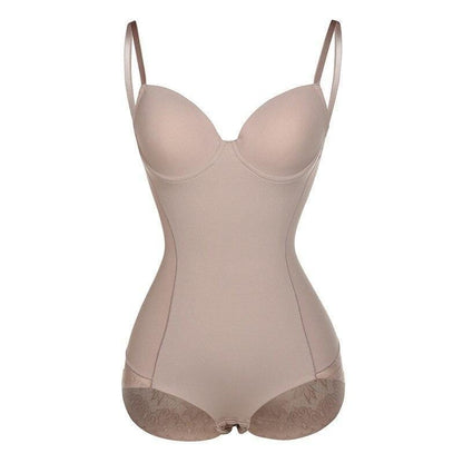 Body femme – Coupe galbante – Sans couture – Bretelles réglables – Finition dentelle