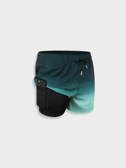 Short de bain homme – Coupe décontractée – Séchage rapide – Taille réglable