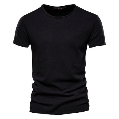 Men's T-shirt – Slim fit – Short sleeves – Crew neck – Breathable fabric – Clean style