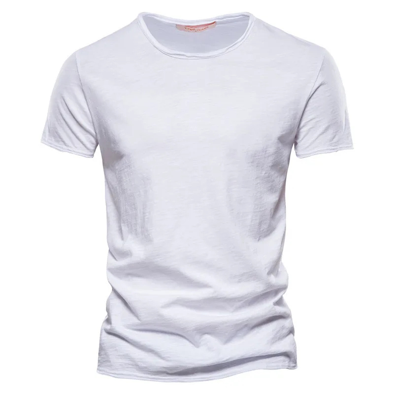Men's T-shirt – Slim fit – Short sleeves – Crew neck – Breathable fabric – Clean style