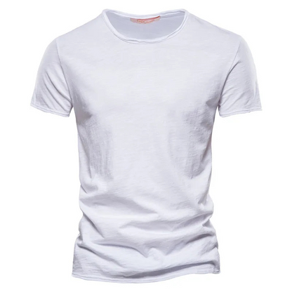 Men's T-shirt – Slim fit – Short sleeves – Crew neck – Breathable fabric – Clean style