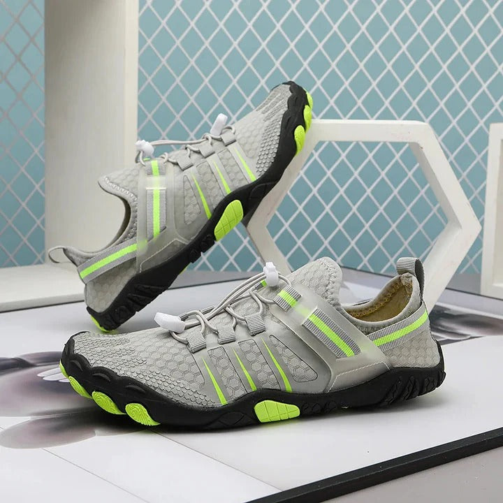 Chaussures aquatiques femme – Ajustement pieds nus – Maille respirante – Semelle tout-terrain