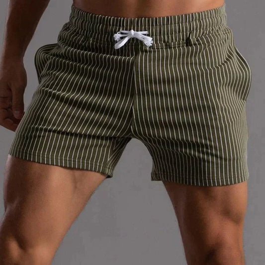 Short de bain homme – Coupe ajustée – Tissu à séchage rapide – Longueur mi-cuisse