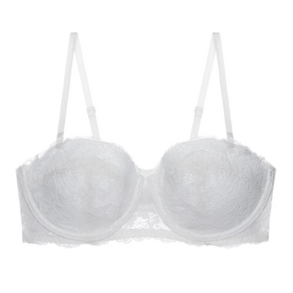 Soutien-gorge balconnet femme – Dentelle raffinée – Armatures – Bretelles réglables