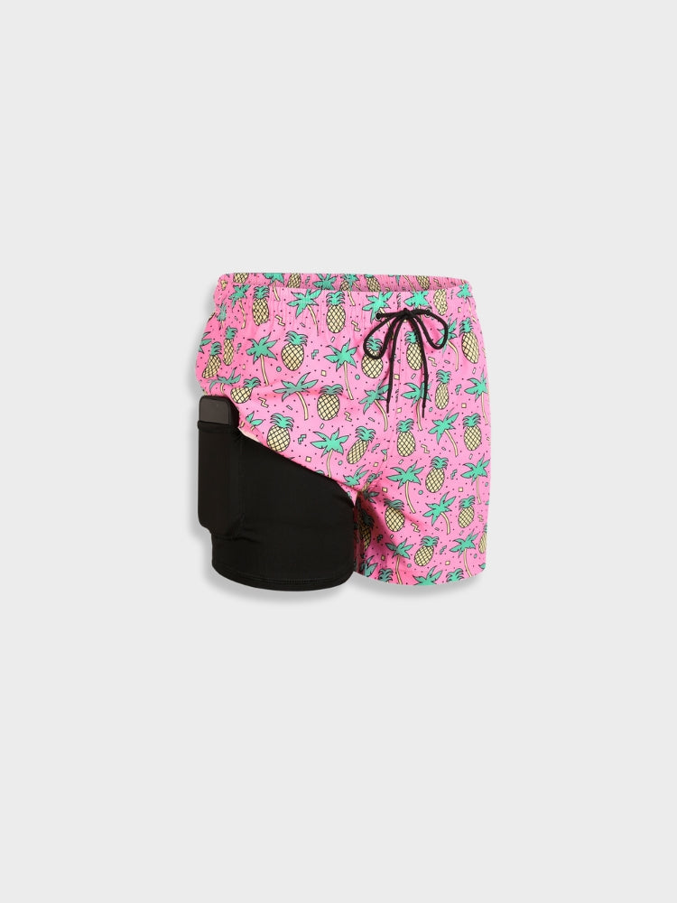 Short de bain homme – Coupe décontractée – Séchage rapide – Taille réglable