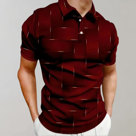 Polo homme – Coupe slim – Maille douce respirante – Manches courtes – Col classique