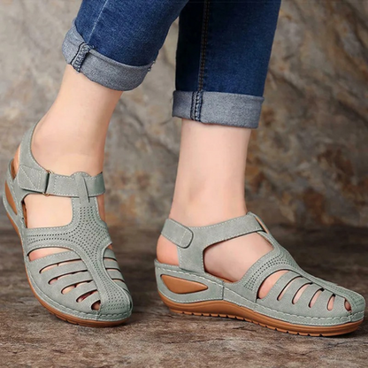 Sandales femme – Ajustement ergonomique – Semelle coussinée – Bride réglable